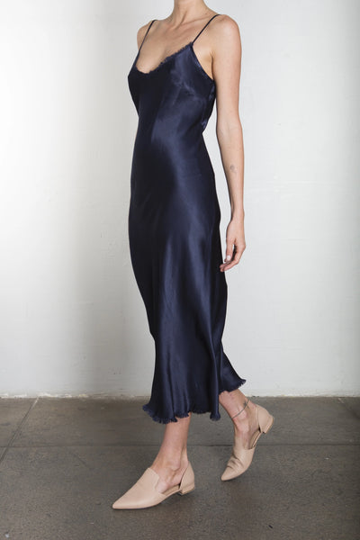 The Farrah Slip Dress Vintage Satin