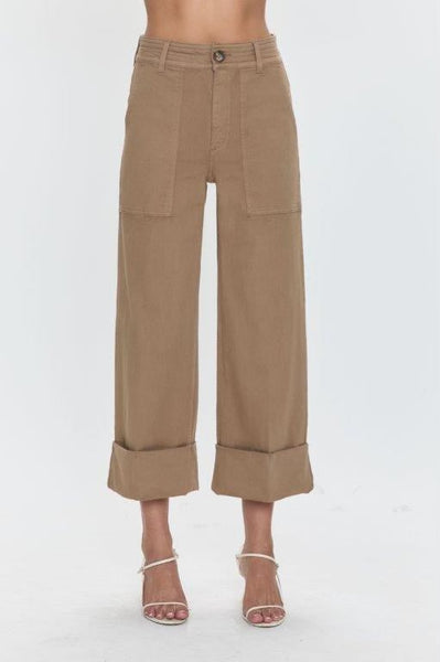 The Maya Cuffed Hem Wide Leg Pant