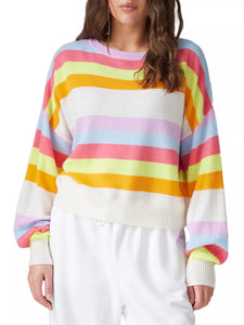 The Pop Stripe Abby Pullover