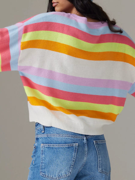 The Pop Stripe Abby Pullover