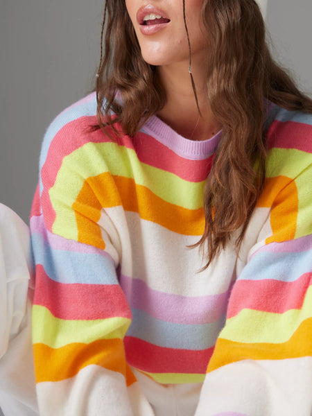 The Pop Stripe Abby Pullover