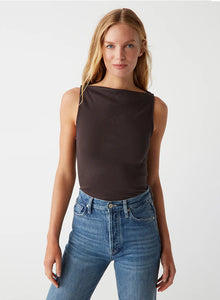 The Coco Ruched Boat Neck Top