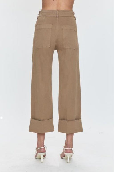 The Maya Cuffed Hem Wide Leg Pant