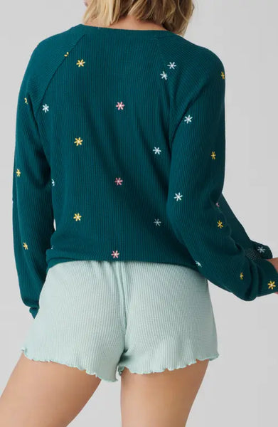 The L/S Take It Easy Top Teal