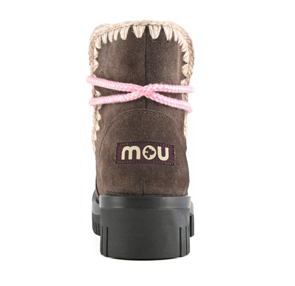 The Eskimo Combat Boot w/Pink Lace