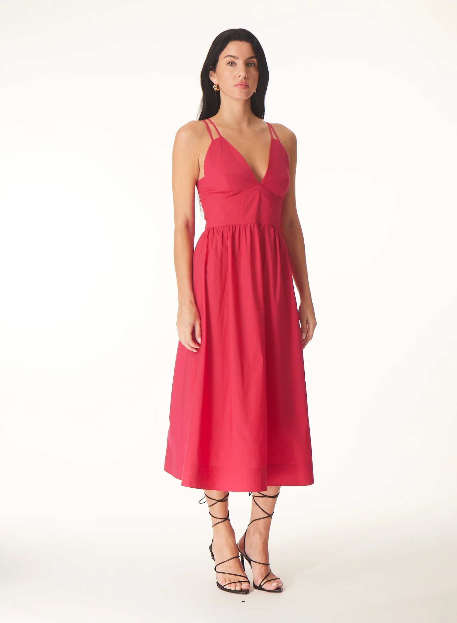 The Floria Dress - Raspberry