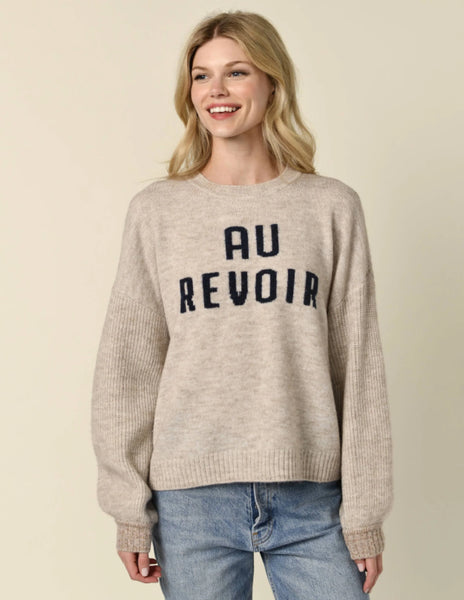 The Au Revoir Intarsia Sweater