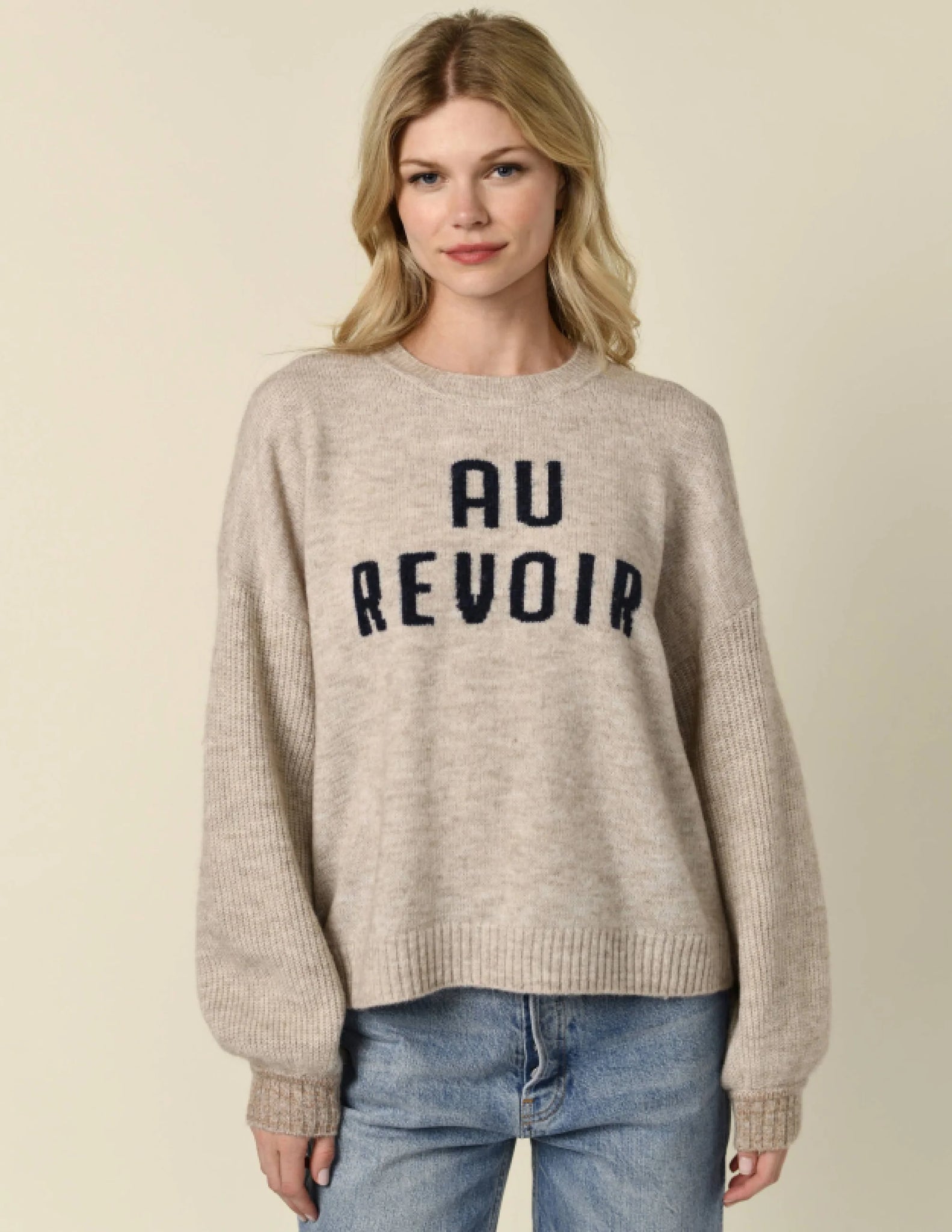 The Au Revoir Intarsia Sweater