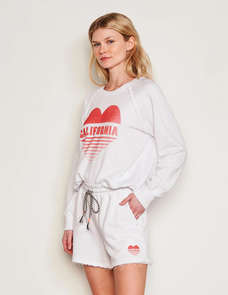 The California Heart Raglan Sweatshirt