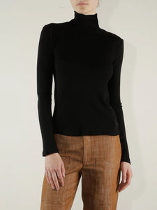 The Cleo Turtleneck in Lightweight Rib