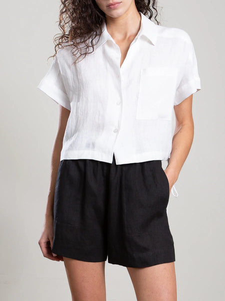 The Zoey Shirt French Linen