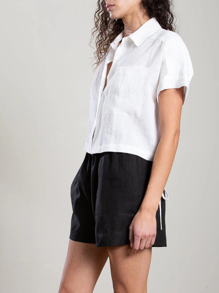 The Zoey Shirt French Linen