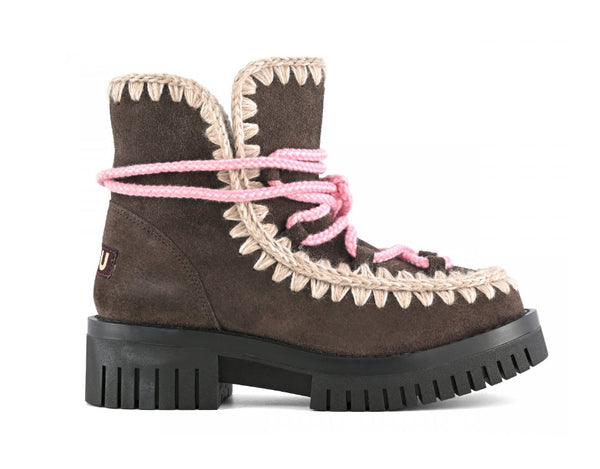 The Eskimo Combat Boot w/Pink Lace