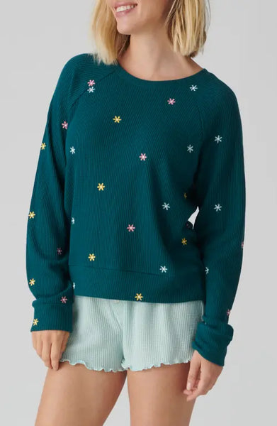 The L/S Take It Easy Top Teal