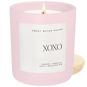 *New* Xoxo 15 oz Soy Candle, Matte Jar