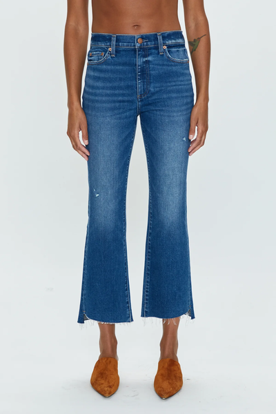 The Lennon High Rise Crop Boot Jean