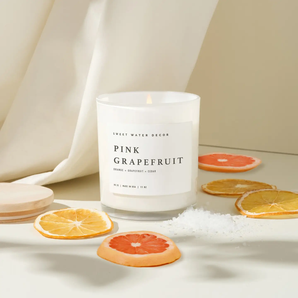 The Pink Grapefruit 11 oz Soy Candle