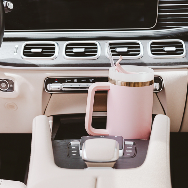 The  Blush Pink 40 oz Travel Tumbler