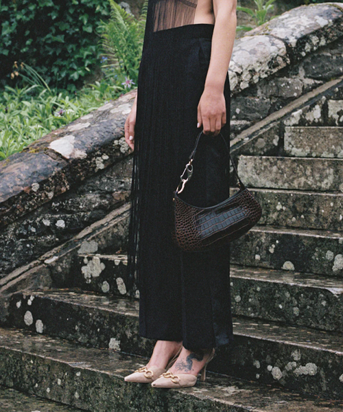 The Haylee Camel Suede Slingback