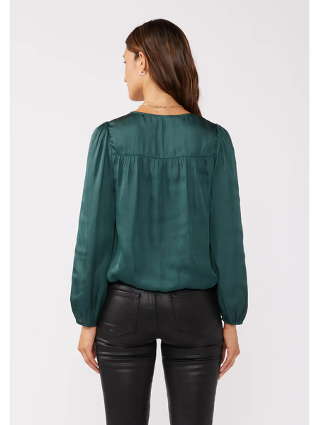 The V Neck Raglan Sleeve Blouse