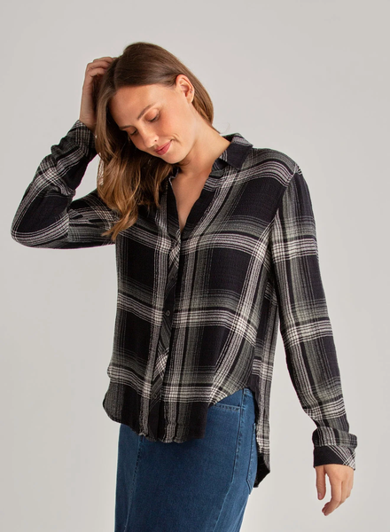 The Long Sleeve Plaid Button Down