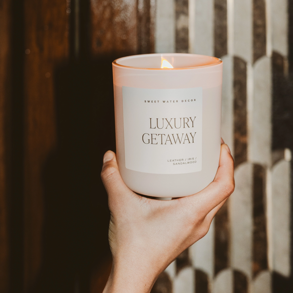 The Luxury Getaway 15 oz Soy Candle, Matte Jar