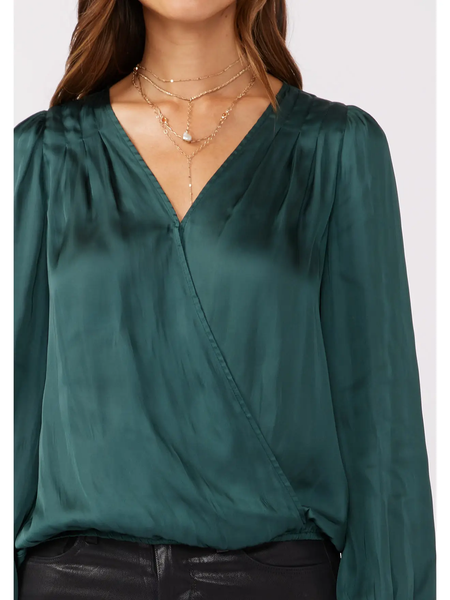 The V Neck Raglan Sleeve Blouse