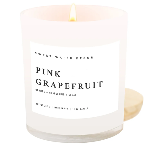 The Pink Grapefruit 11 oz Soy Candle