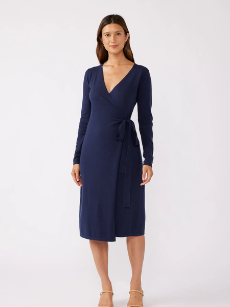 The Kayla Knit Wrap Dress