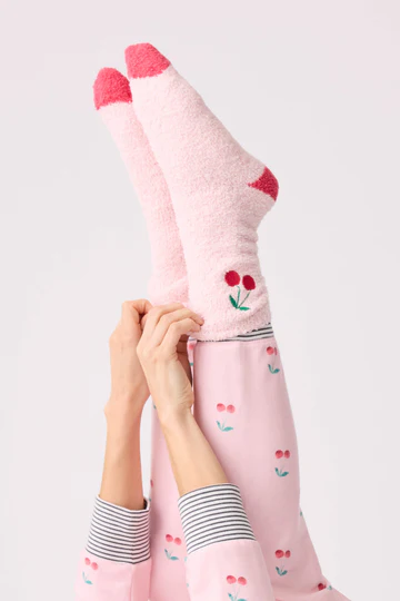 The Life is Sweet Cherry Socks