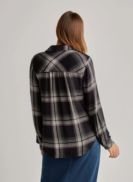 The Long Sleeve Plaid Button Down