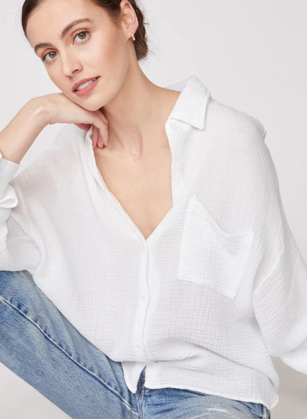 The Gauze Oversized Button Down