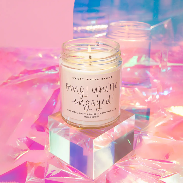 The Omg! You're Engaged! 9 oz Soy Candle