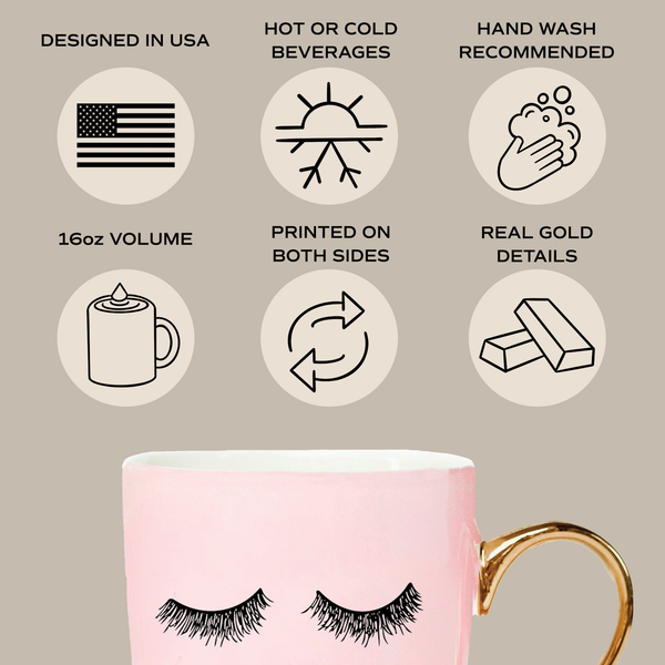 The Eyelashes Coffee Mug