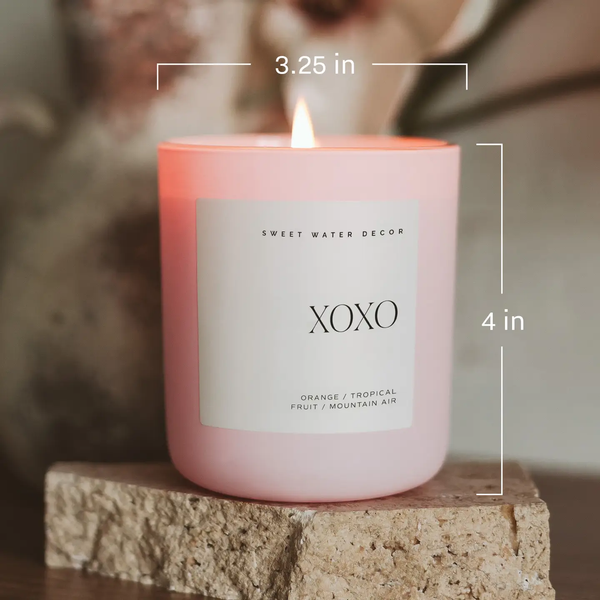 *New* Xoxo 15 oz Soy Candle, Matte Jar