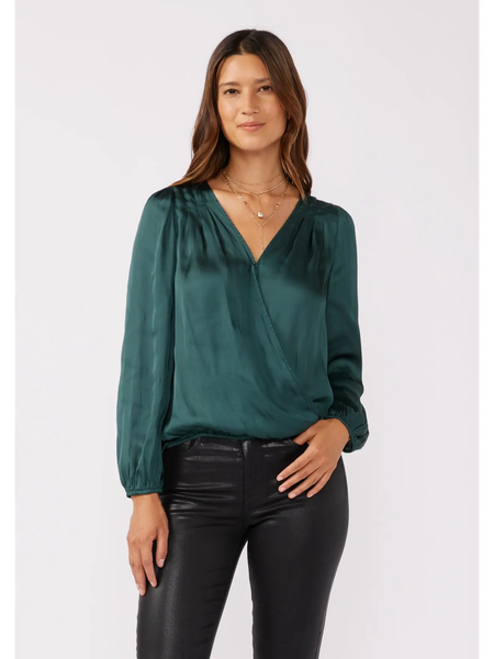 The V Neck Raglan Sleeve Blouse