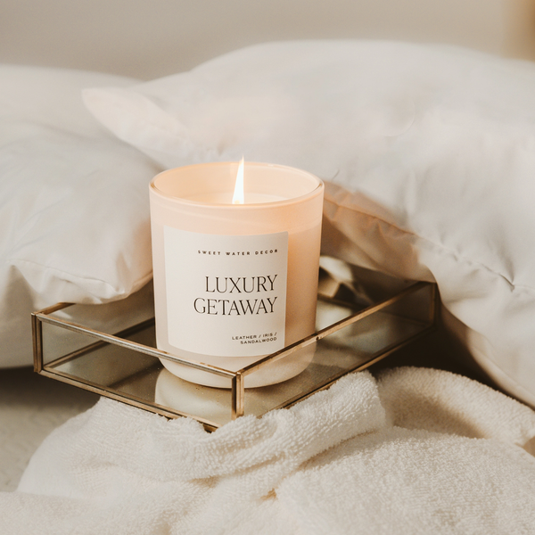 The Luxury Getaway 15 oz Soy Candle, Matte Jar