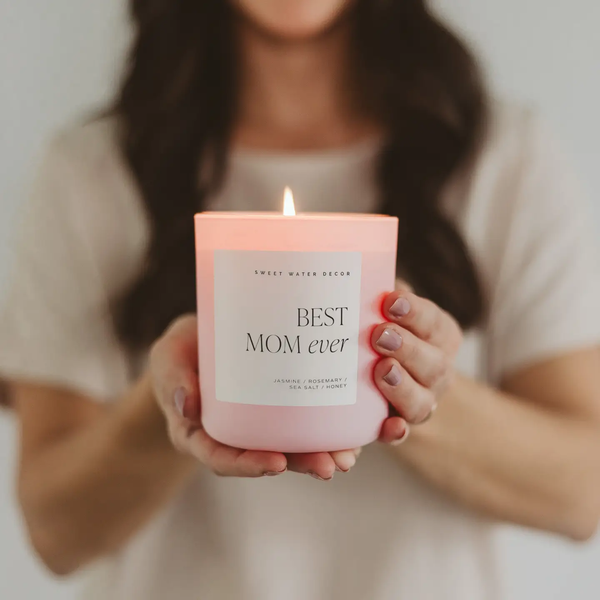 *New* Best Mom Ever 15 oz Soy Candle, Matte Jar