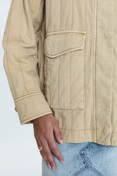 The Cecile Quilted Jacket Canoe