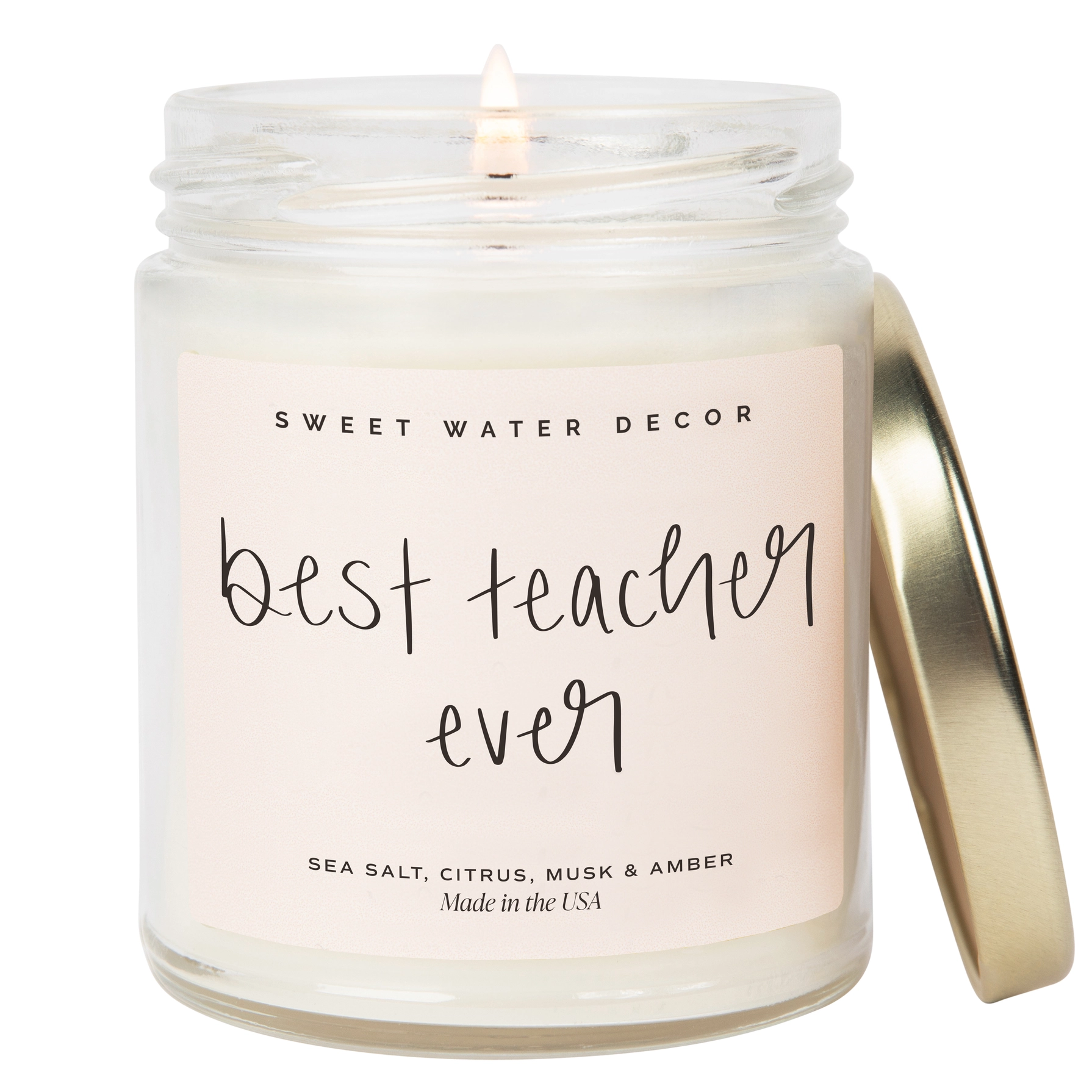 The Best Teacher Ever 9 oz Soy Candle