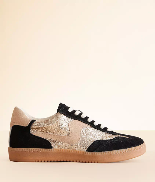 The Notice Leather Sparkle Sneaker