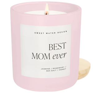 *New* Best Mom Ever 15 oz Soy Candle, Matte Jar