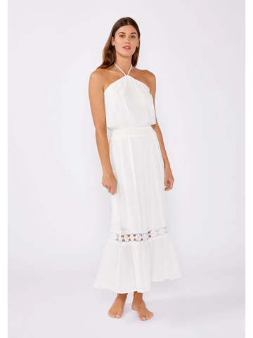 The Eyelet Embroidered Smocked Waist Dress