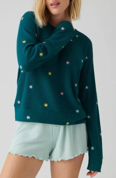 The L/S Take It Easy Top Teal