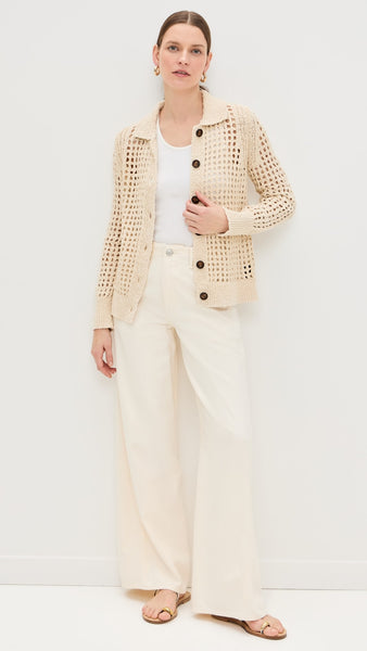 The Open Knit Cotton Cardigan