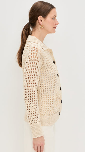 The Open Knit Cotton Cardigan