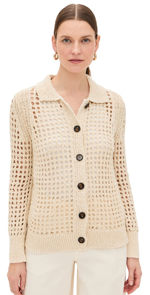 The Open Knit Cotton Cardigan