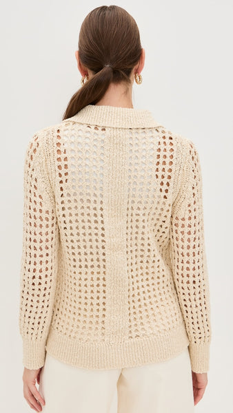 The Open Knit Cotton Cardigan