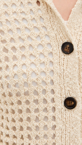 The Open Knit Cotton Cardigan